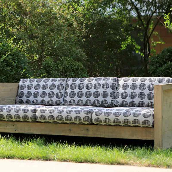Outdoor-Sofa aus recyceltem Teak